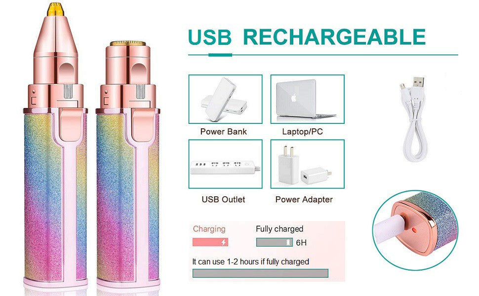 2in1 Electric Eyebrow Trimmer