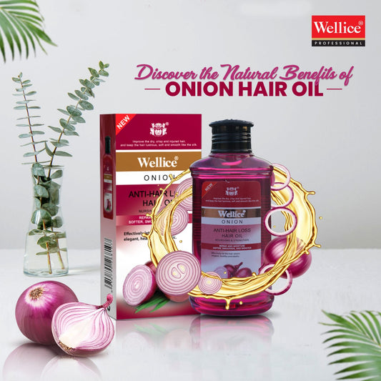 Original Wellice Onion Oil for Thicker & Fuller Hair
